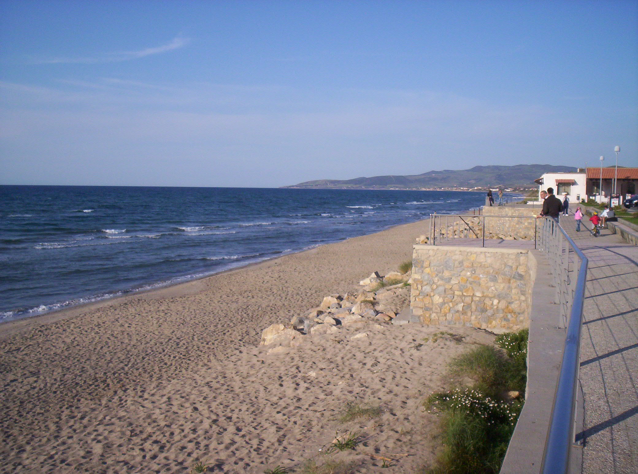 Il litorale di Sorso, sul Golfo dell'Asinara.